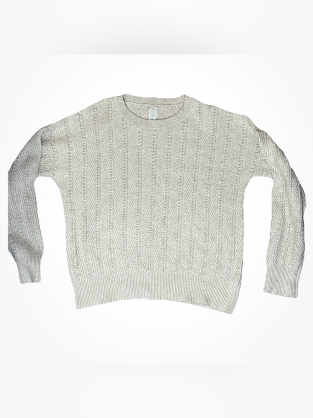 Women’s JOIE Cable Knit Sweater in Oatmeal Size XL Excellent Condition